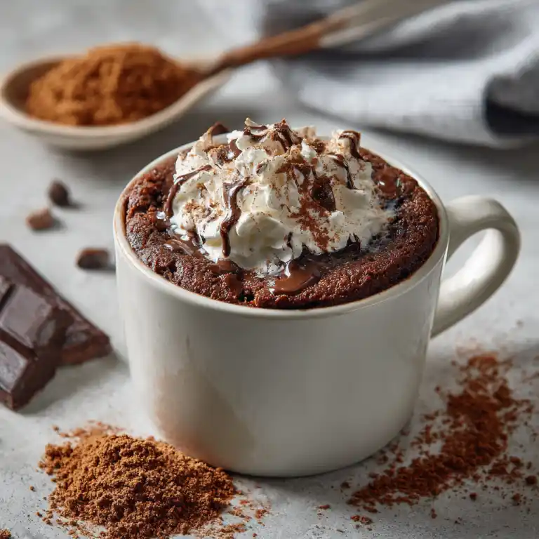Best chocolate mug cake keto recipe by Chef Rita