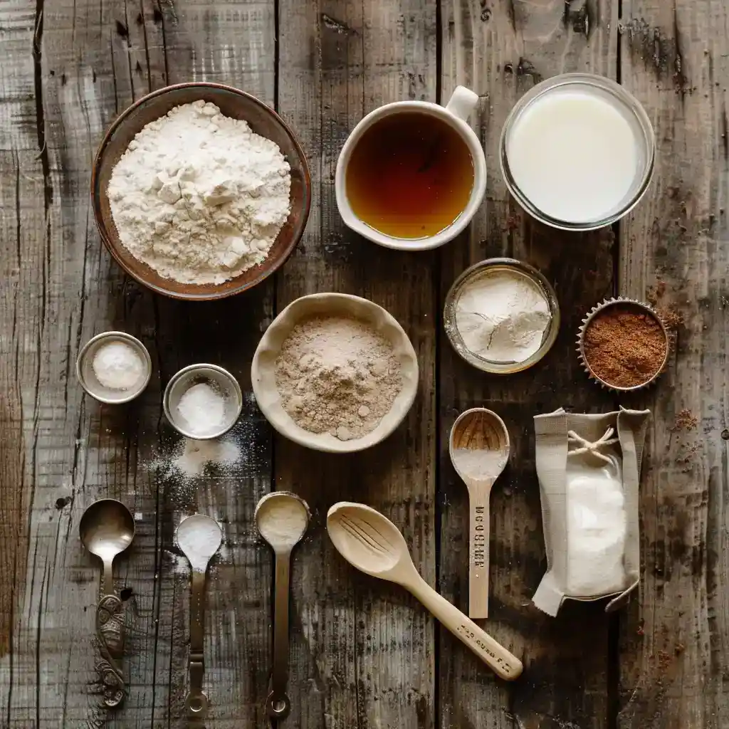 Ingredients for Chai Spice Mug Cake