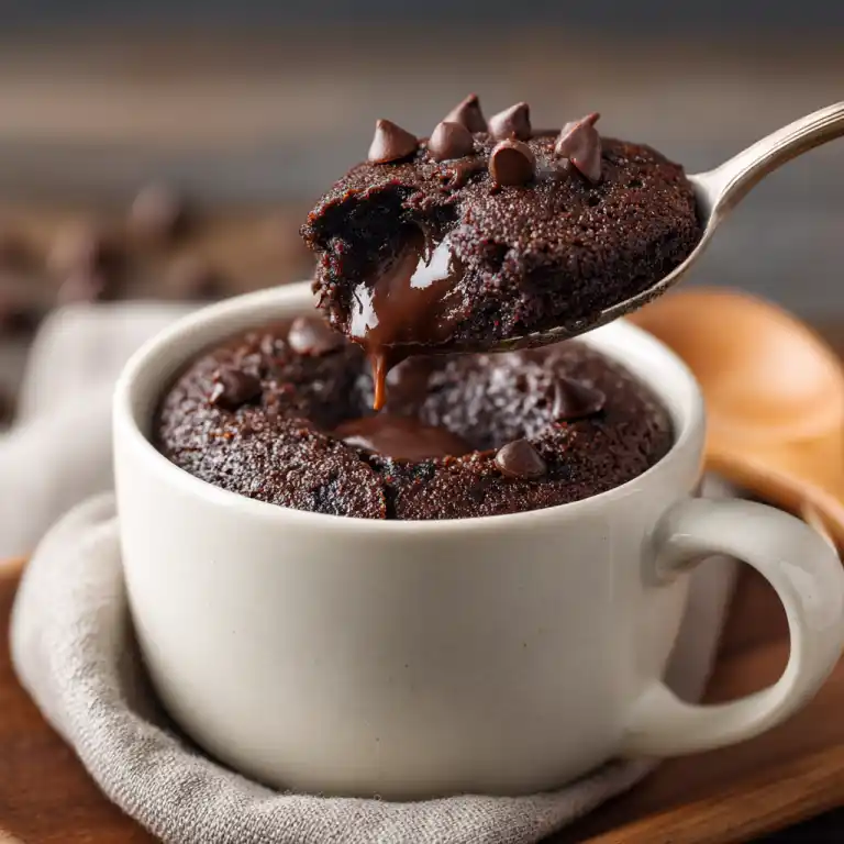 spoonful of healthy no sugar mug cake