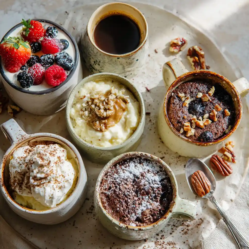 serving ideas for mug cake cottage cheese