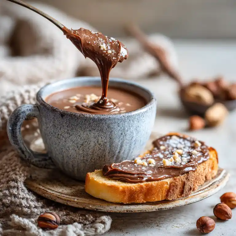 chocolate peanut butter serving idea