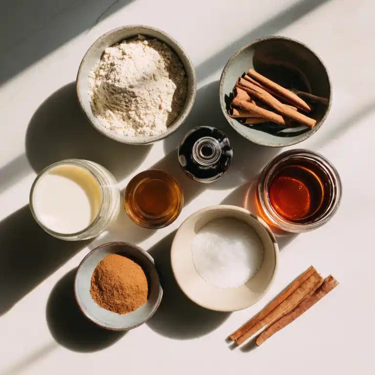 Ingredients for Cinnamon Mug Cake