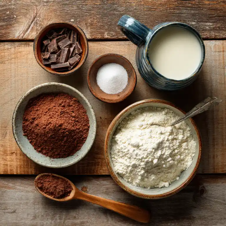 keto mug cake ingredients flat lay