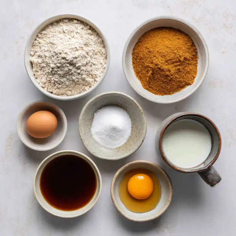 Maple Brown Sugar Blondie Mug Cake Ingredients