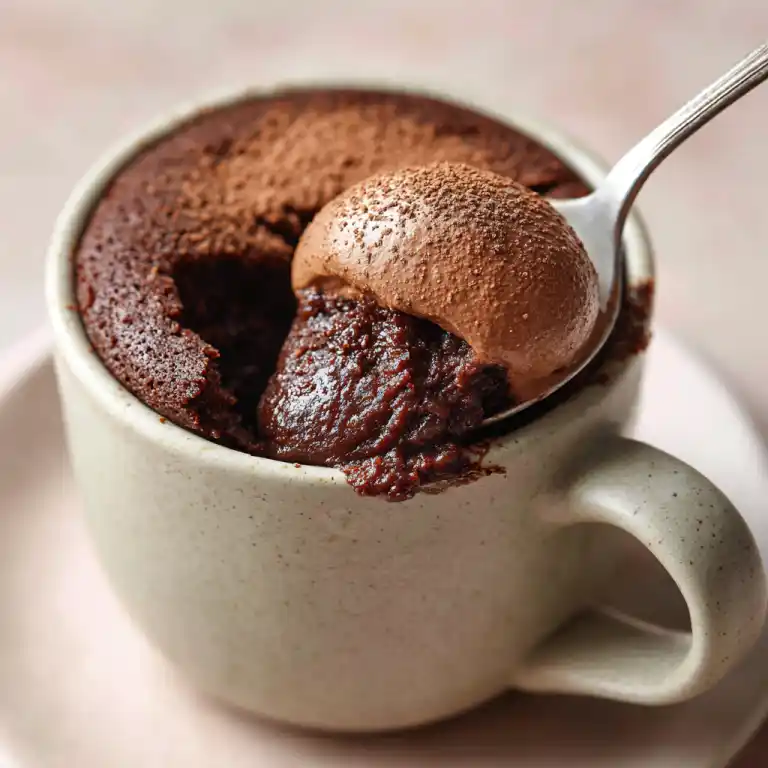 serving mug cake no flour
