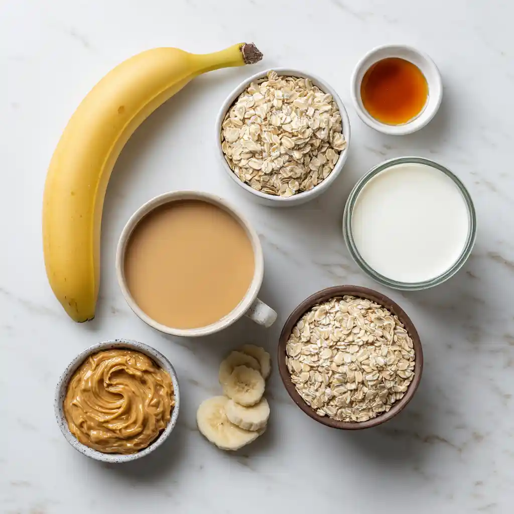 Ingredients for Microwave Breakfast Cookie in a Mug