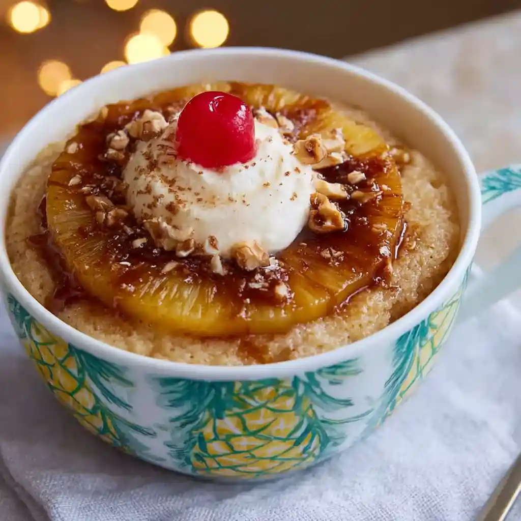 pineapple mug cake recipe