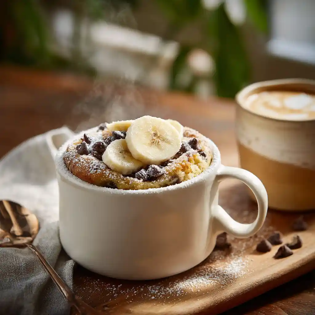 serving mug cake Broma Bakery