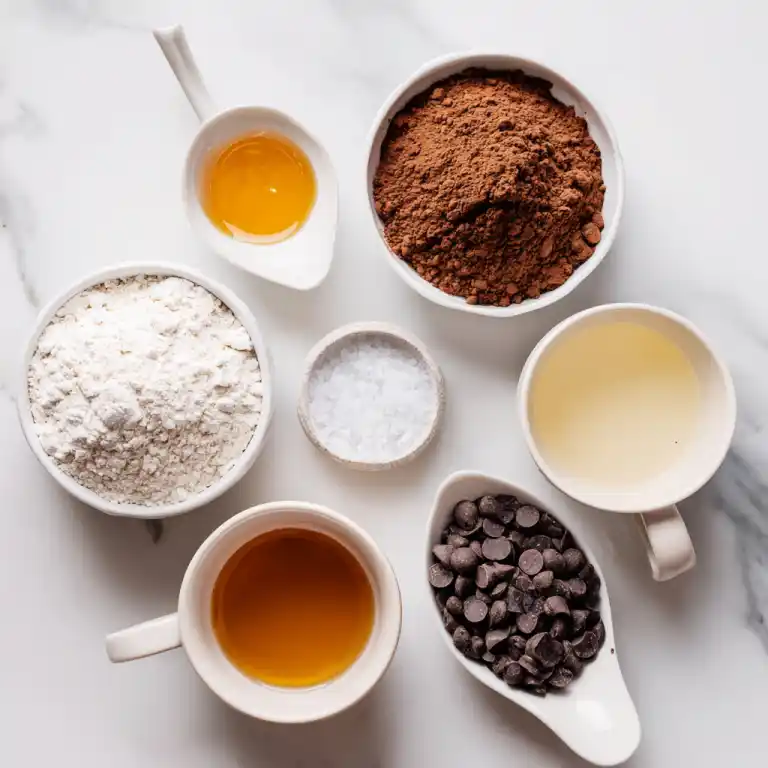 vegan chocolate mug cake ingredients