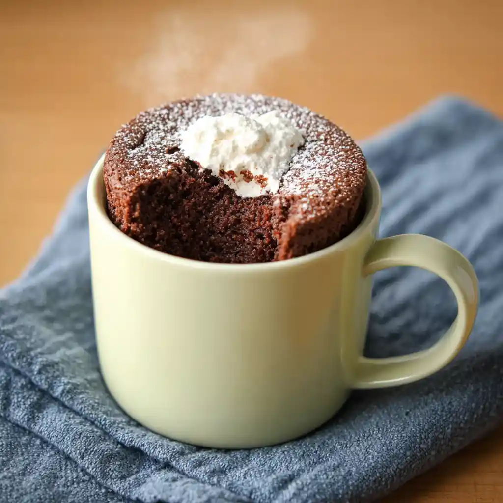 1 2 3 cake in a mug