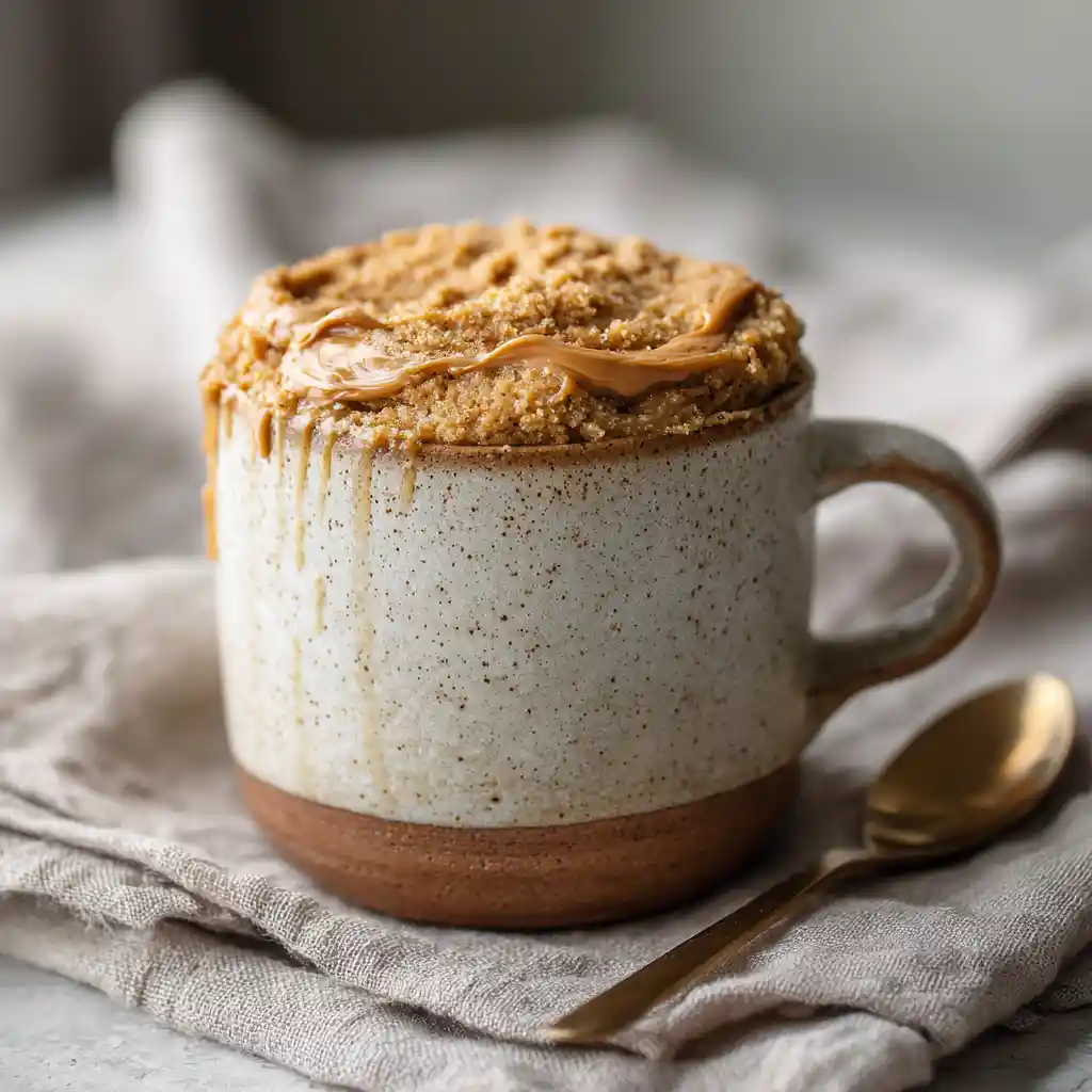 healthier pb mug cake
