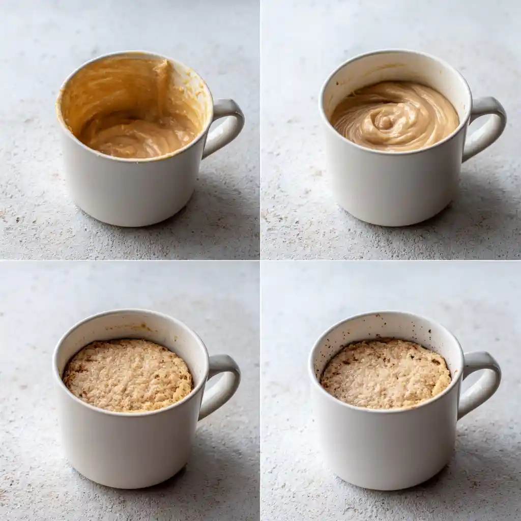 Kahlua Mug Cake steps