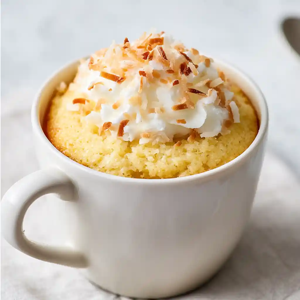 keto coconut mug cake