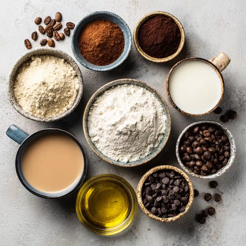 mocha mug cake ingredients
