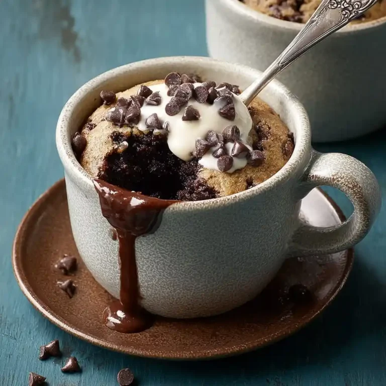 mocha mug cake texture