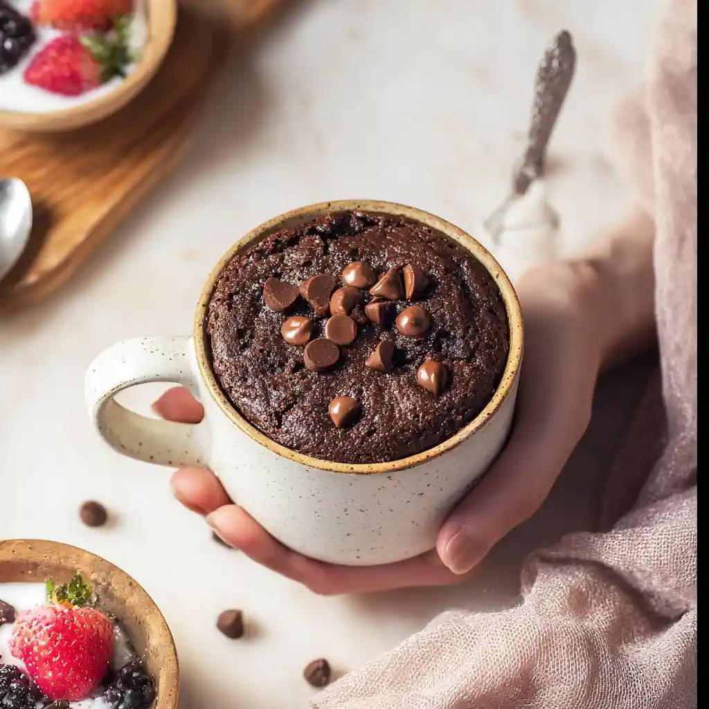 serving shakeology mug cake healthy