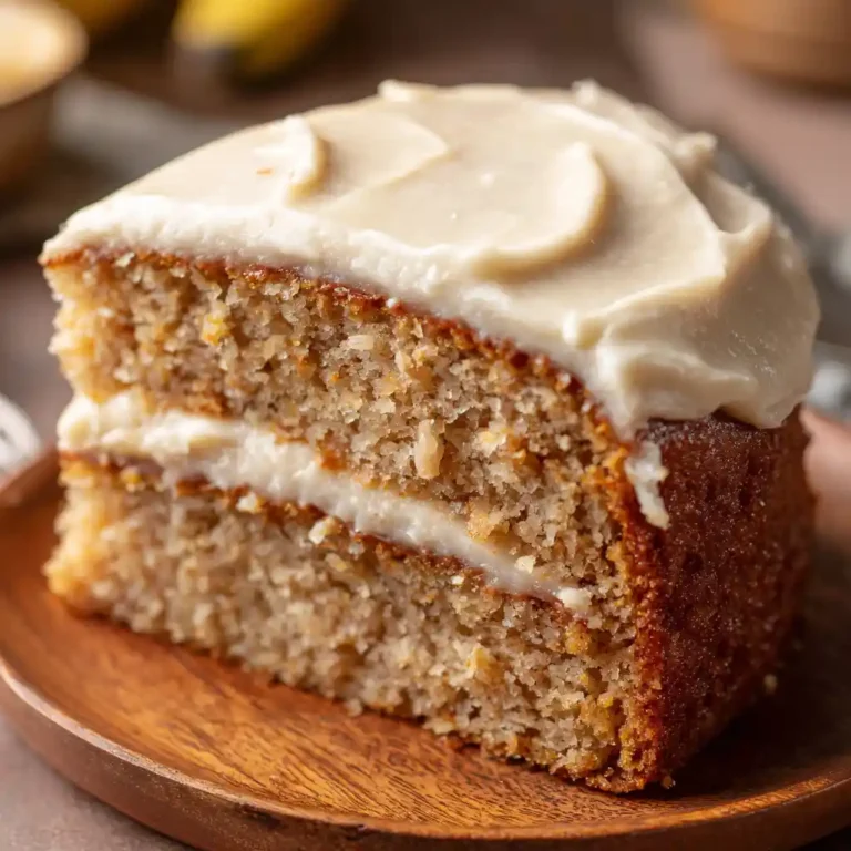 The best banana cake in baking pan