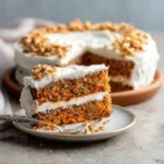 Carrot cake layer cake version with cream cheese frosting
