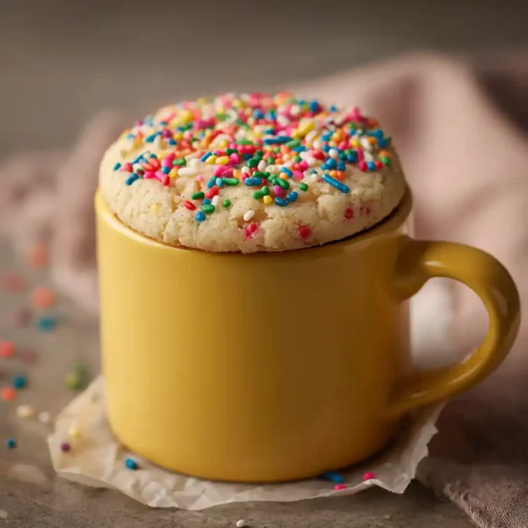 microwave sprinkles sugar cookie texture