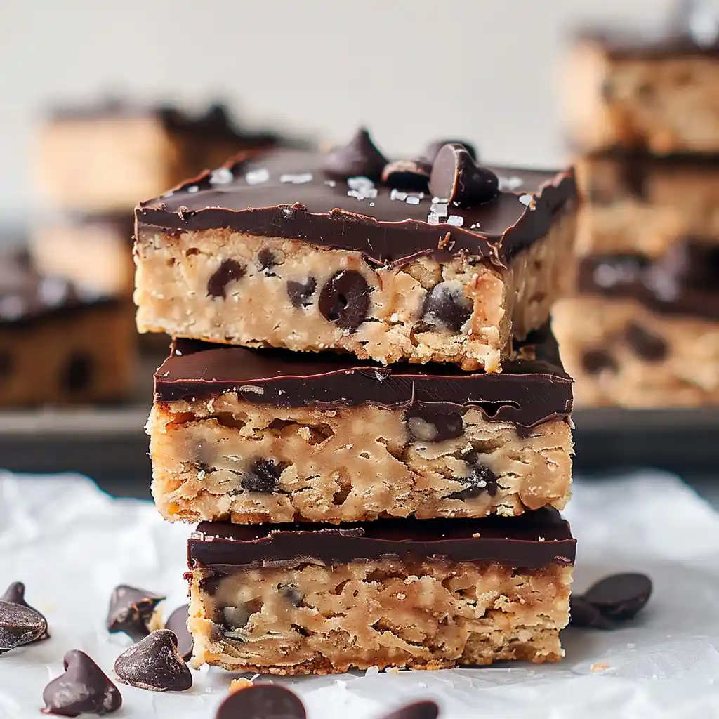4 ingredient no bake cookie bars