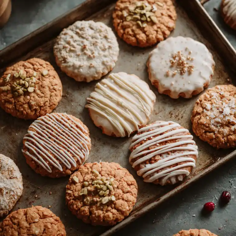 gingerbread oatmeal cookie variations
