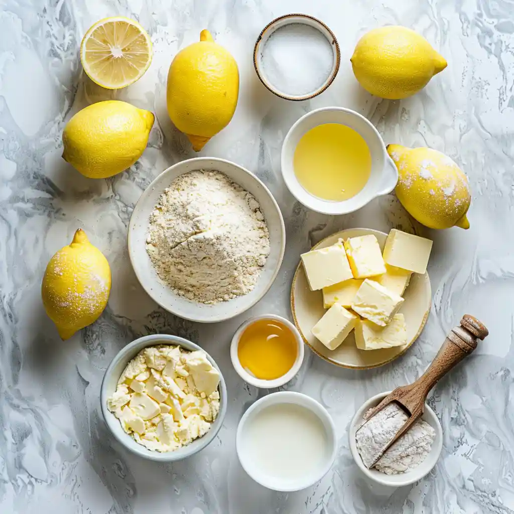 ingredients for lemon layer cake recipe