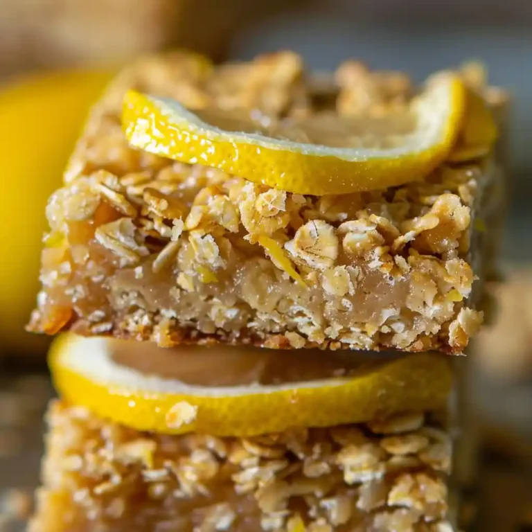 lemon oatmeal bars texture