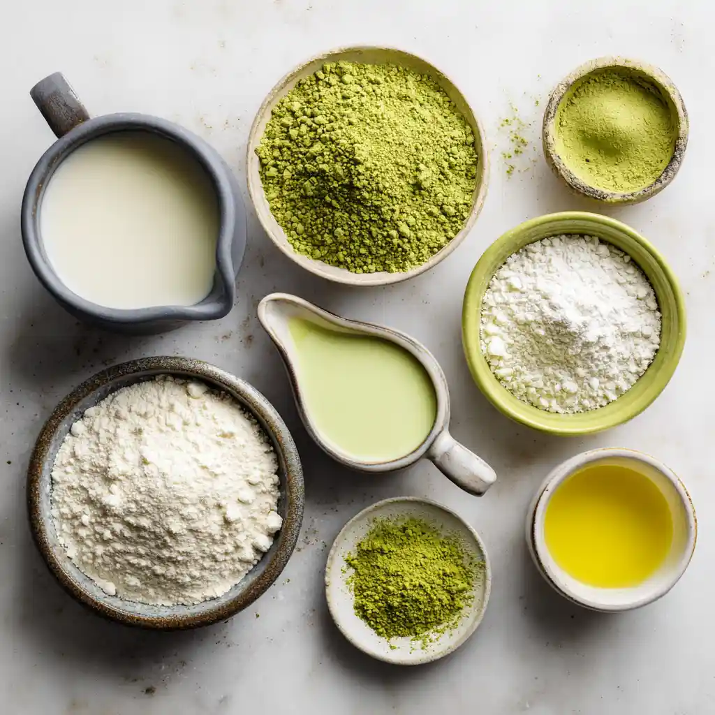 matcha latte mug cake ingredients