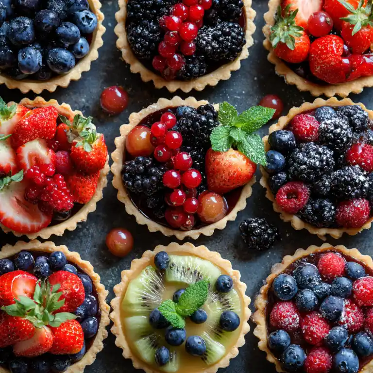 no bake fruit tart variations