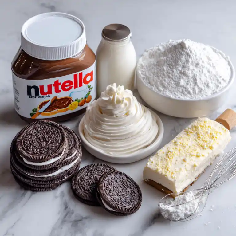 ingredients for nutella pie recipe