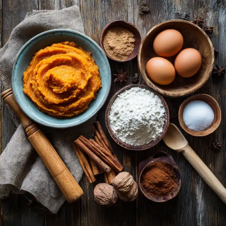 ingredients for the best pumpkin cake recipe