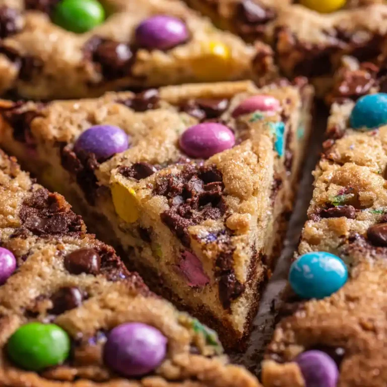 easter cookie cake slice soft and chewy