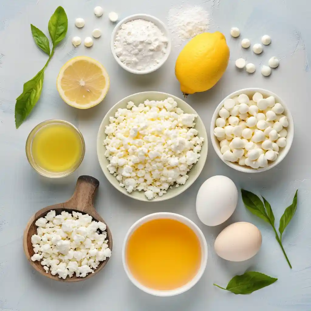 ingredients 4 ingredient lemon cottage cheese cake