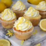 Lemon Drizzle Cupcakes fresh bakery style