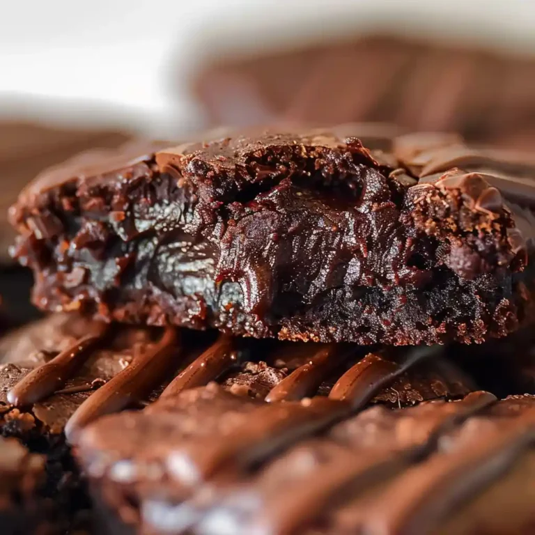 3 ingredient no bake brownie cookies close up fudgy inside
