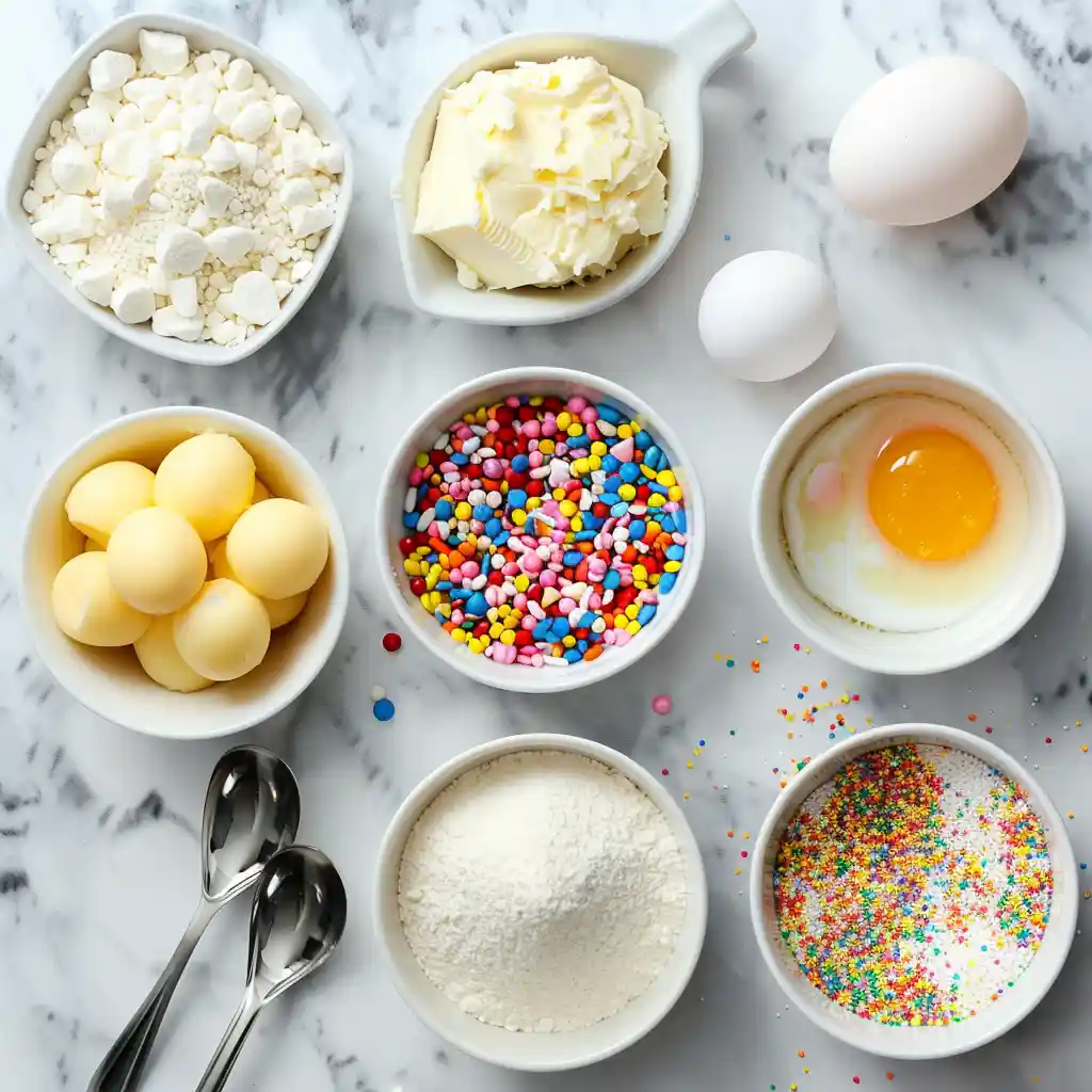 Ingredients for Microwave Mug Sugar Cookie Recipe