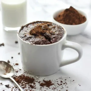 50 Calorie Mug Cake healthy chocolate dessert