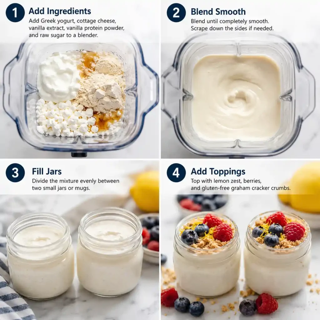 How to make Cottage Cheese Mug Cake With Greek Yogurt