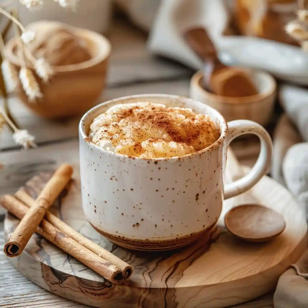 Cottage Cheese Snickerdoodle Mug Cake