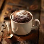 Mugcake Nesquik in a white mug