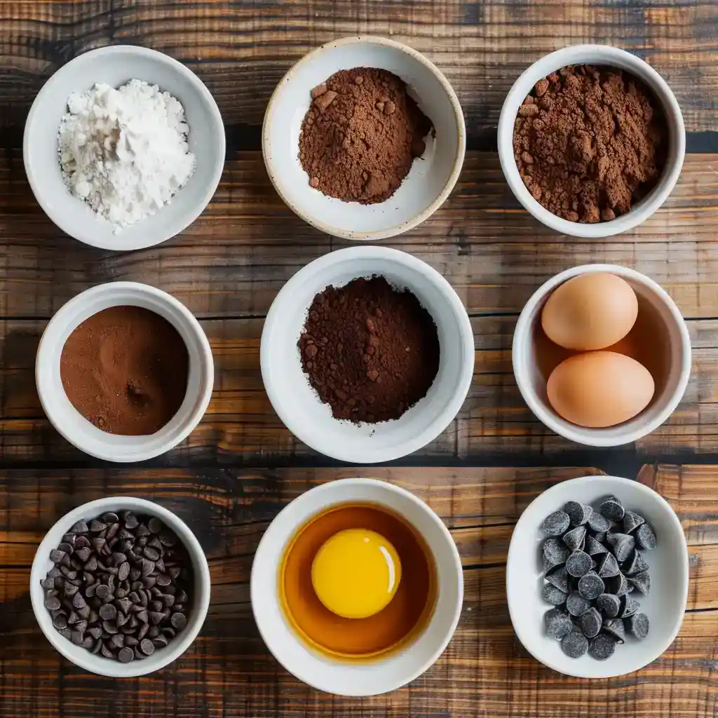 Ingredients for Sugar-Free Chocolate Mug Cake