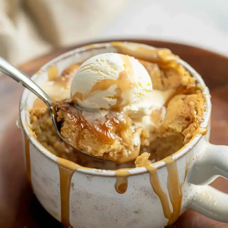 Soft Butterscotch Mug Cakes recipe