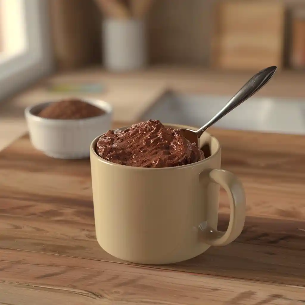 Cottage Cheese Mug Cake Without Flour chocolate dessert