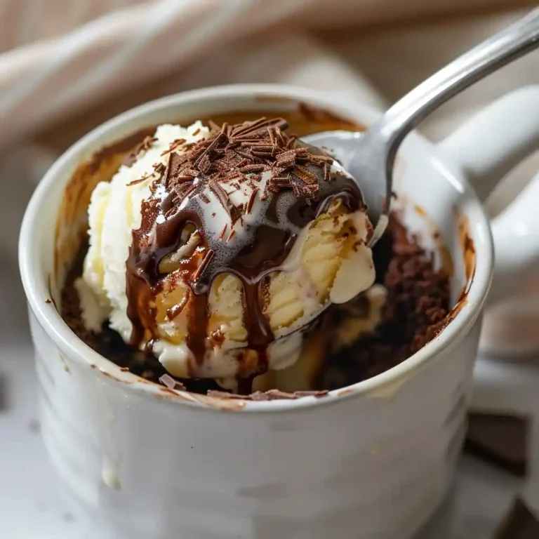 Close-up Lindt Chocolate Mug Cakes